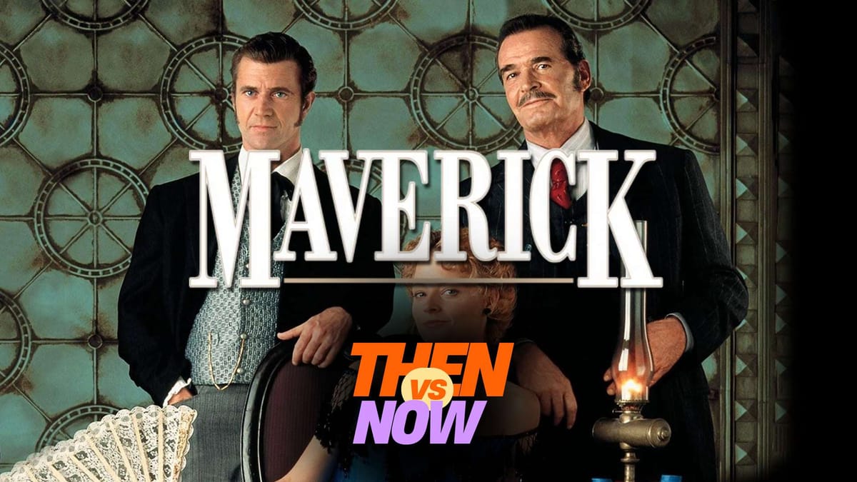 Cast of Maverick (1994) Then and Now